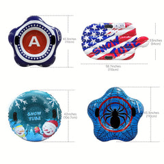 Heavy Duty Inflatable Snow Tube for Winter Sledding Fun