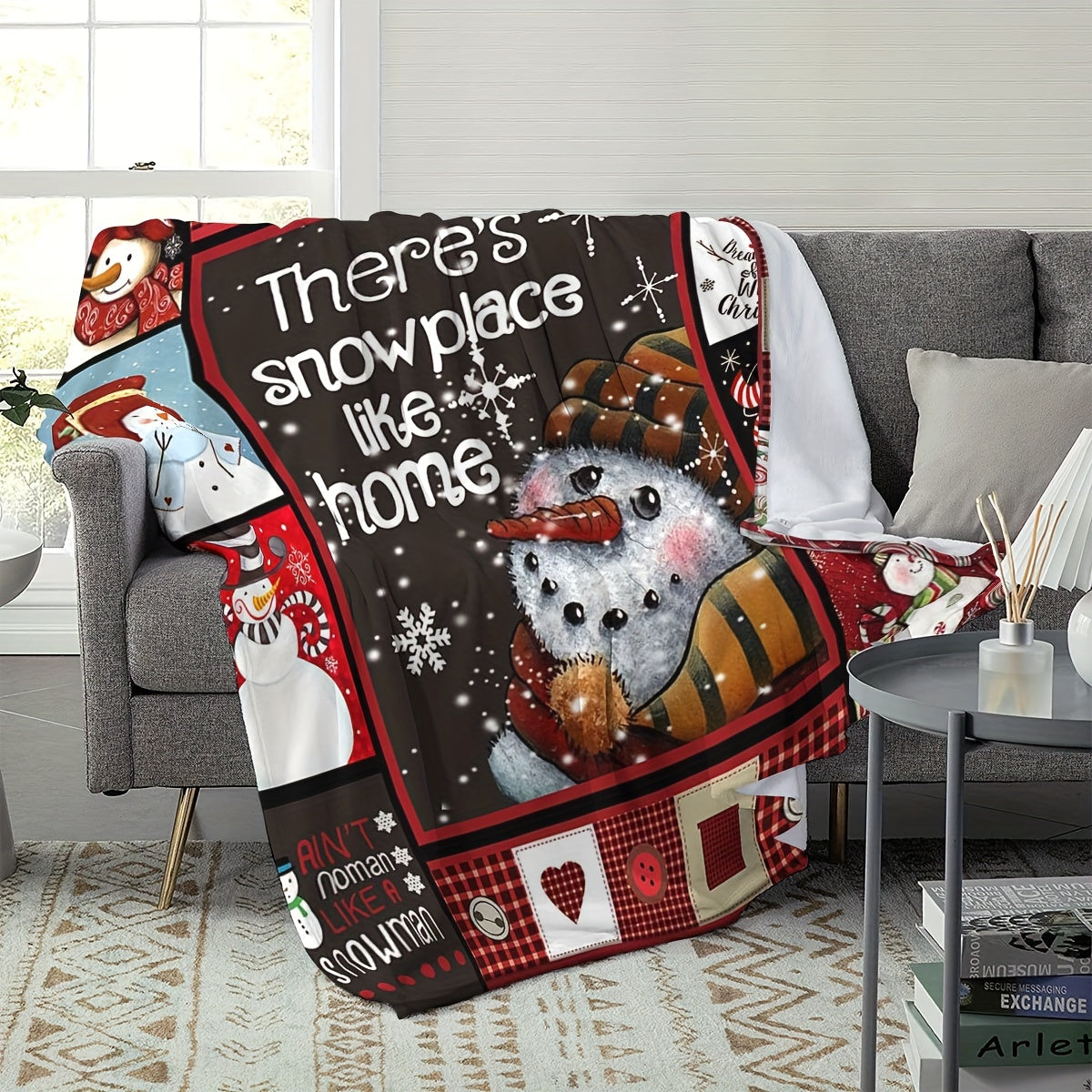 Snow Place Like Home Warm Blanket - Christmas Gift