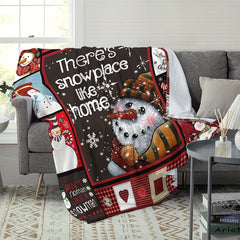 Snow Place Like Home Warm Blanket - Christmas Gift