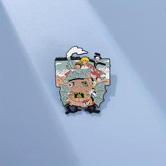 Cartoon Movie Enamel Pins Brooches Badge Jewelry Gift