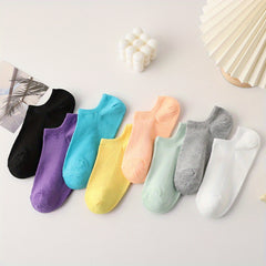 8 Pairs Low Cut Ankle Socks Women's Stockings