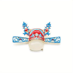 Retro Dripping Oil Shaped Hat Brooch Pin for Boys and Girls