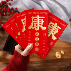 6 Chinese Red Packet Blessing Lucky Money Bag Creative Red Envelope
