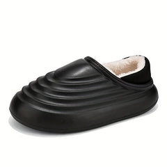 Boys Comfortable Non Slip Fleece House Shoes Soft Bottom Walking Shoes