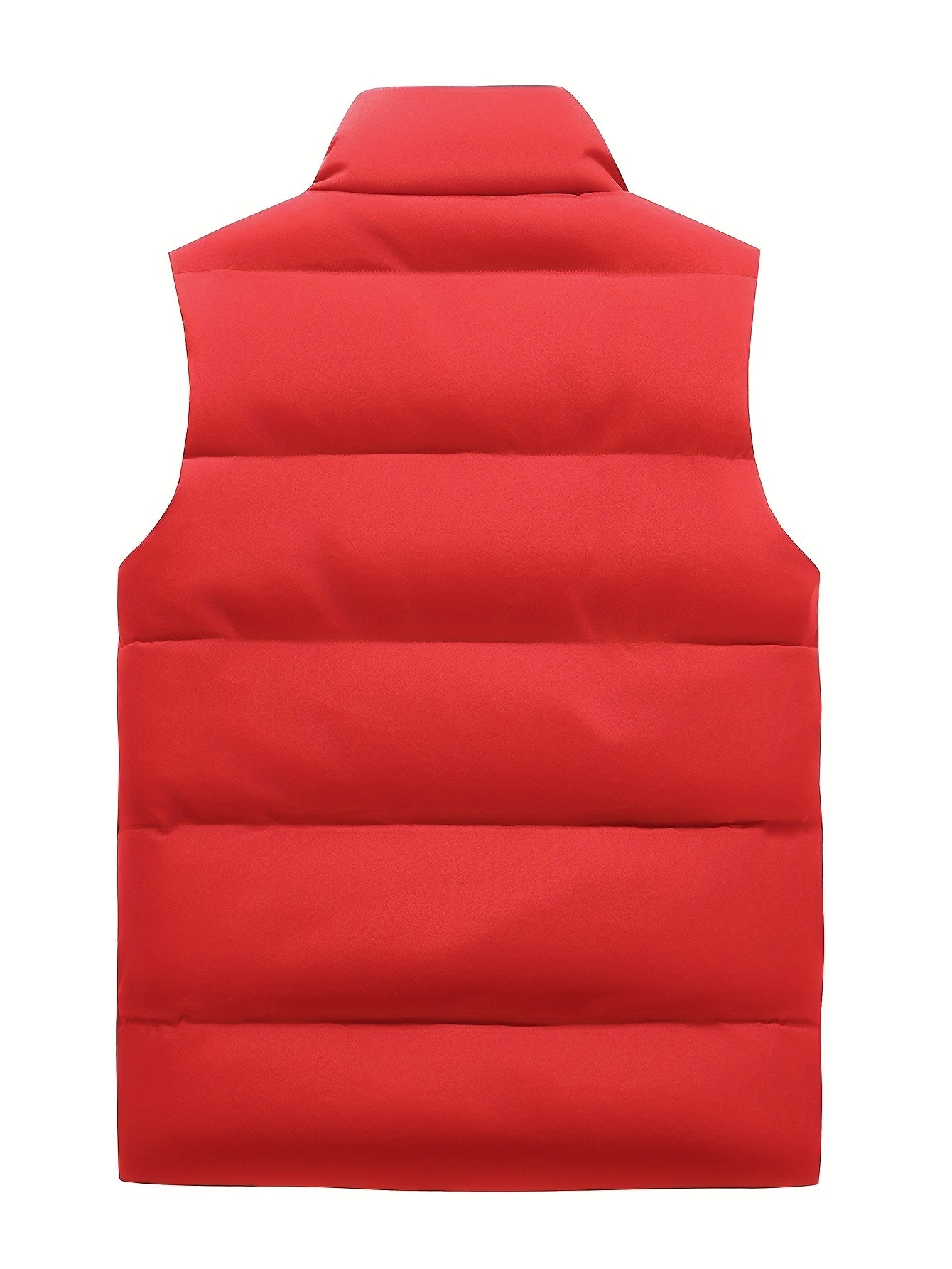 Men's Cotton Padded Vest Thermal Sleeveless Warm Vest
