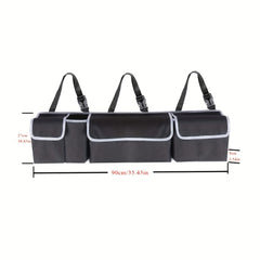 Car Seat Back Storage Bag - Large Capacity 600D Oxford Cloth