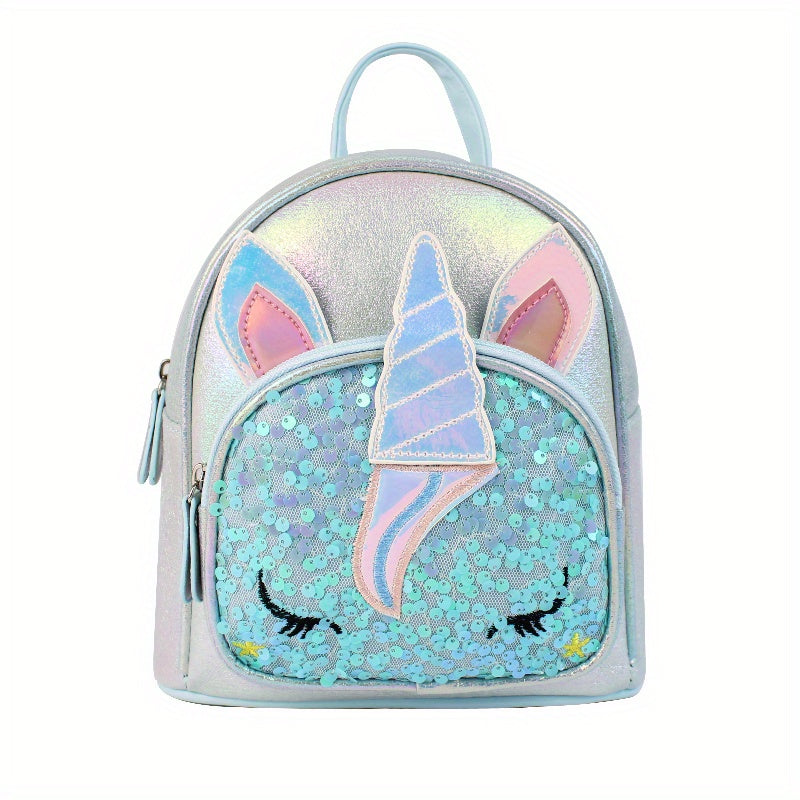 Sequin Unicorn Shoulder Backpack for Kids
