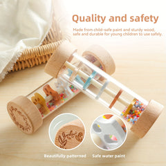 Rain Sound Tunnel Fun Musical Toy with Rattle for Kids & Toddlers