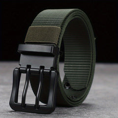 Nylon Square Belt Casual Leather Belt For Men