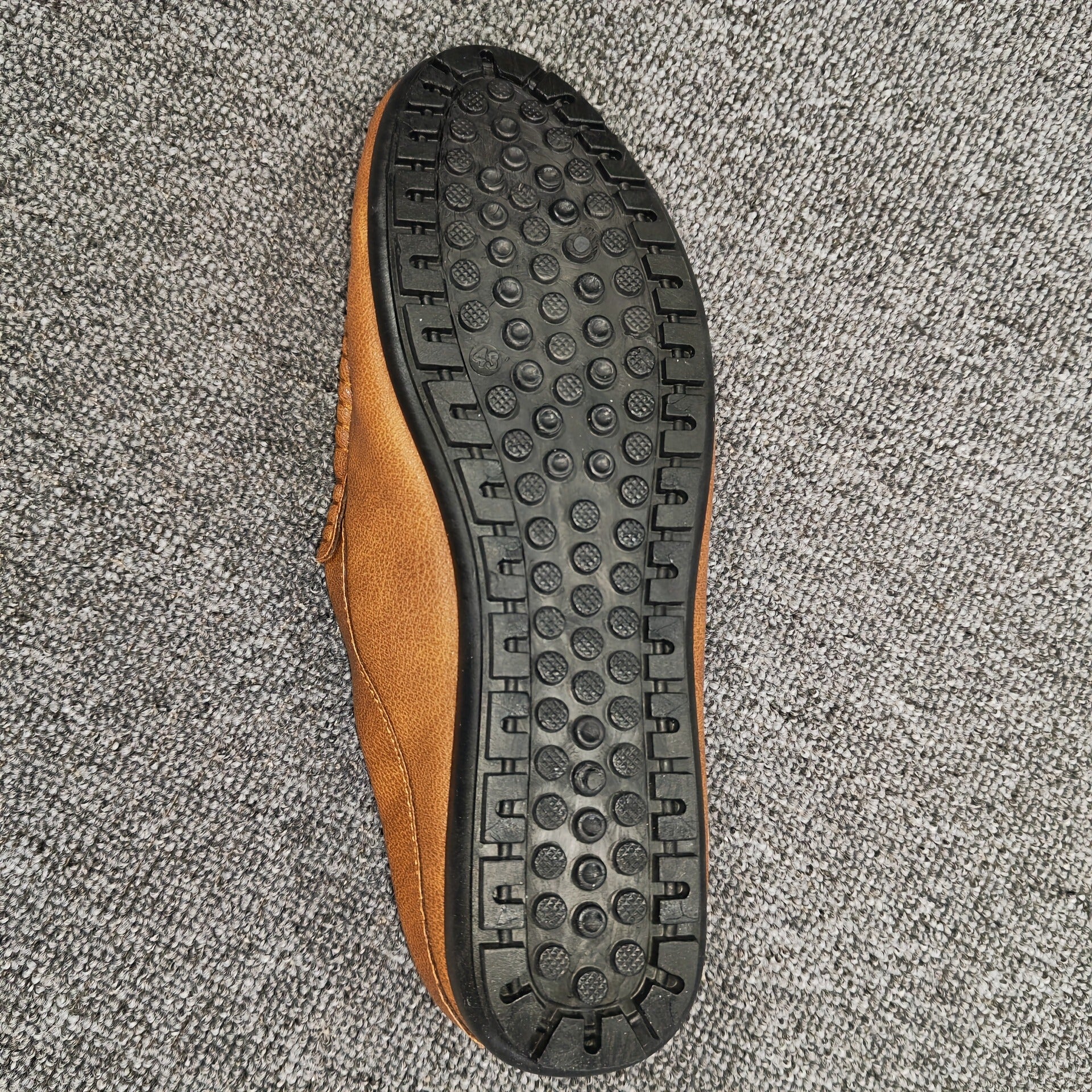 Men's Faux Leather Slip On Mules Lightweight Casual Shoes