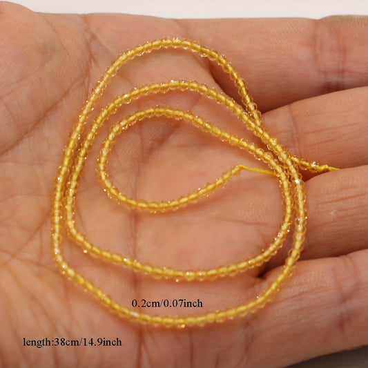 Yellow Spinel Beads 38cm