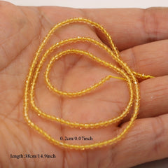 Yellow Spinel Beads 38cm