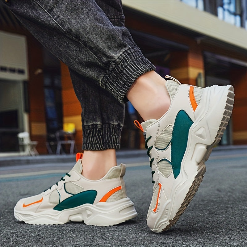 Men's Chunky Sneakers Breathable & Wear-Resistant