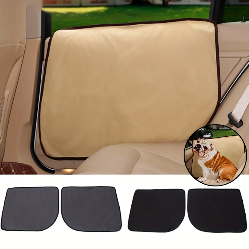 2pcs Dog Car Protective Cover, Anti Scratch Guard Pads