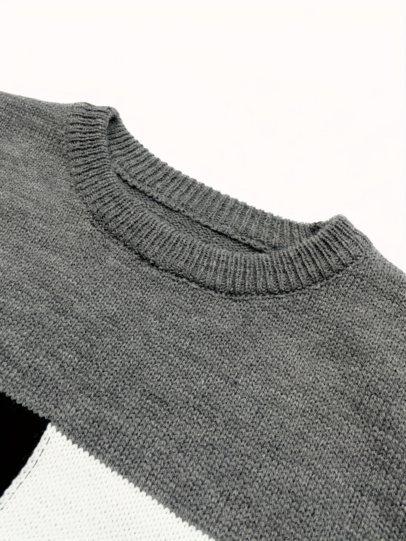 Men's Casual Pullover Knit Soft Sweater