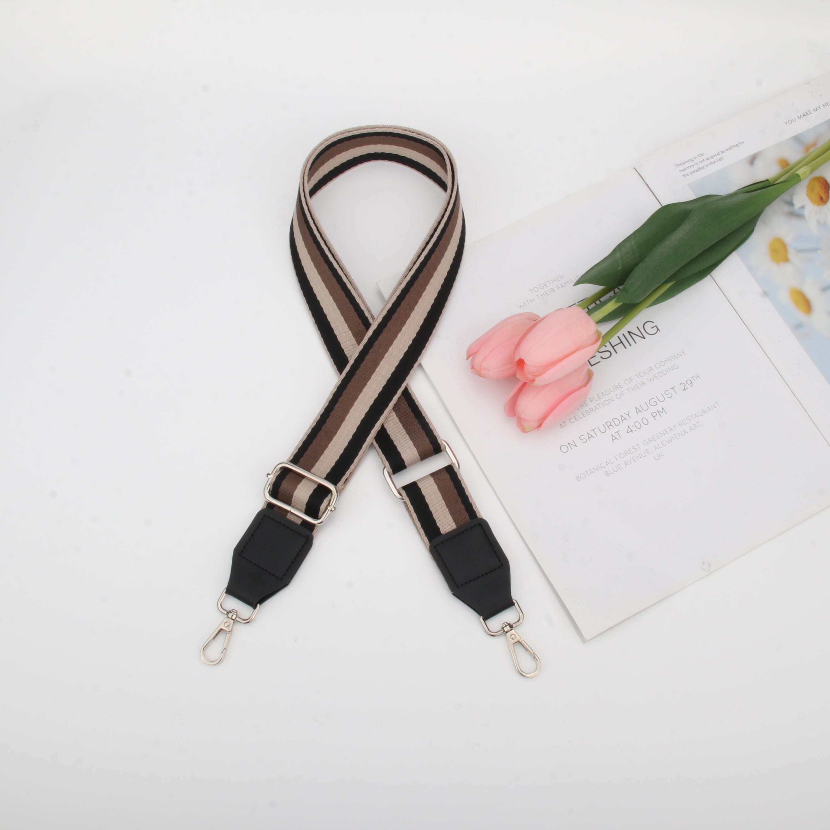 Colorblock Bag Strap Lightweight Adjustable Strap