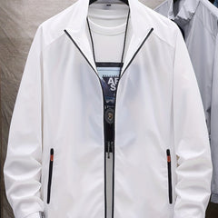Stylish Sun Protection Hooded Jacket For Men