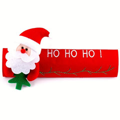 Christmas Santa Claus Fridge Handle Cover