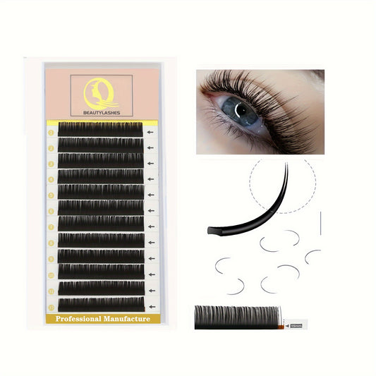 0 20mm Eyelash Extension Individual Lashes Oval Tip False Eyelashes