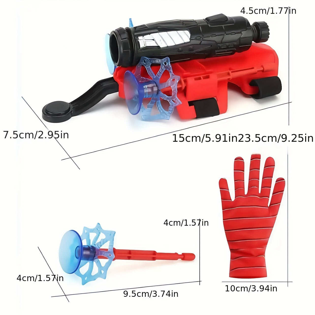 Wrist Launcher Shooting Toy Set Spider Spit Funny Party Supplies