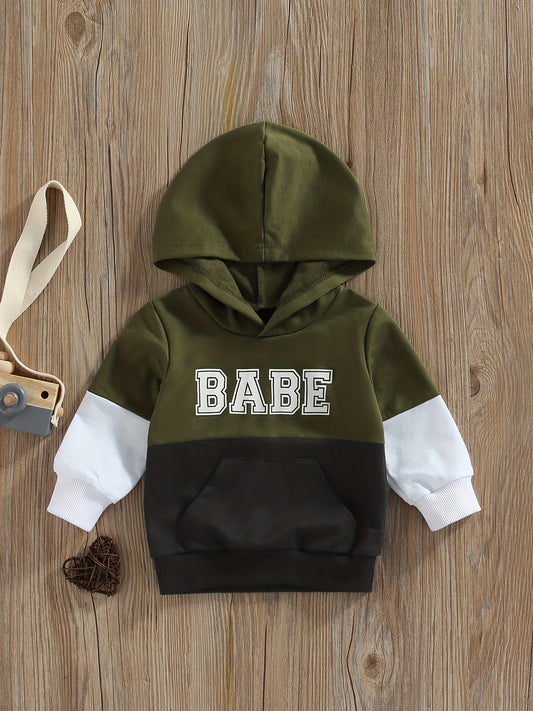 Toddler Hooded Sports Sweatshirt for Boys Girls