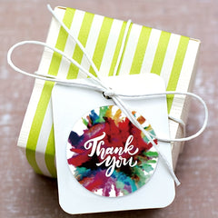 500pcs Round Floral Thank You Stickers Wedding Favors Envelope Seal Labels