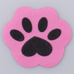 6pcs Dog Paw Print Iron On Patches Embroidered Applique DIY Crafts