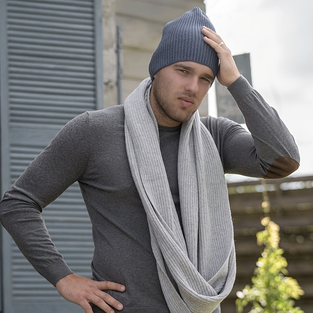 Soft Winter Beanie Hat for Men Women