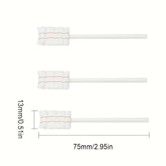 42pcs Baby Gauze Toothbrushes Baby Oral Cleaning Brush 100 Medical Brush Head