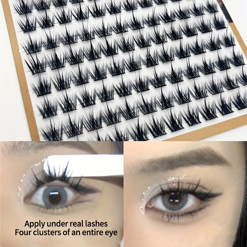 10 Rows Lazy Wild Devil False Eyelashes Set