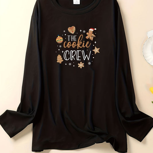  Christmas Casual Lounge Top Women's Plus