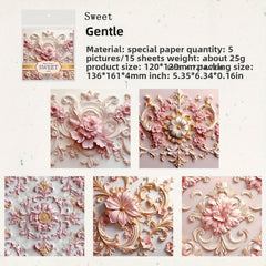 Baroque Vintage Stationery for Journal Collage DIY