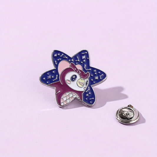 Men s Owl Brooch Large Eye Enamel Brooch Handbag Backpack Jewelry Accessories
