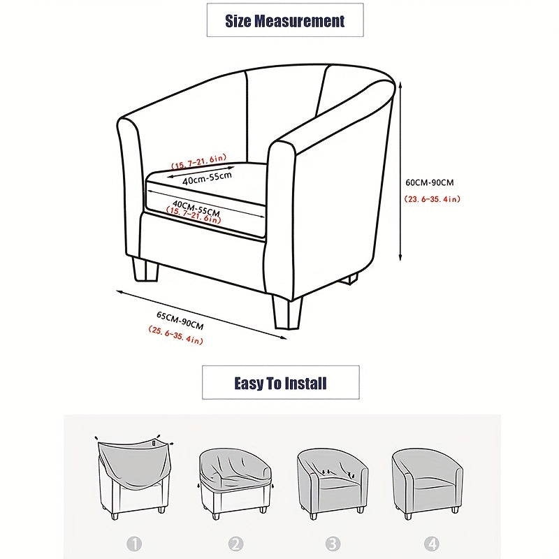 Four Seasons Semi-circular Sofa Slipcover