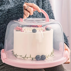 Portable Cake Storage Box Dustproof Anti-Smear Cover Cake Preservation