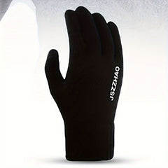 Fleece Touch Screen Running Gloves Windproof Cycling Gloves