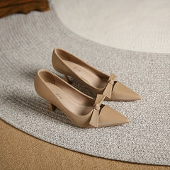 Women's Bowknot Stiletto Heels Pumps - Outdoor Shoes