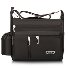 Nylon Casual Briefcase Functional Storage Organizer Messenger Bag