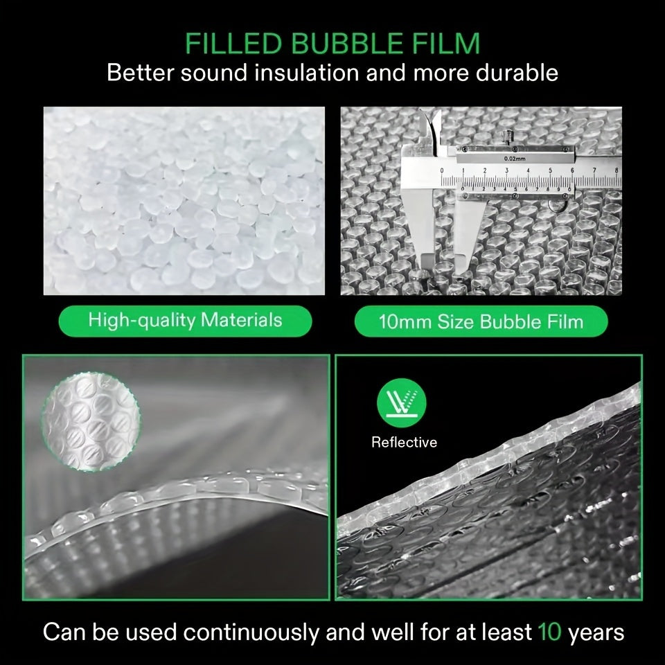 Reflective Insulation Foam Sheet Double Side Aluminum Foil Bubble Roll