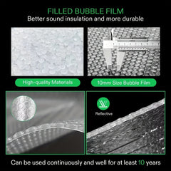 Reflective Insulation Foam Sheet Double Side Aluminum Foil Bubble Roll