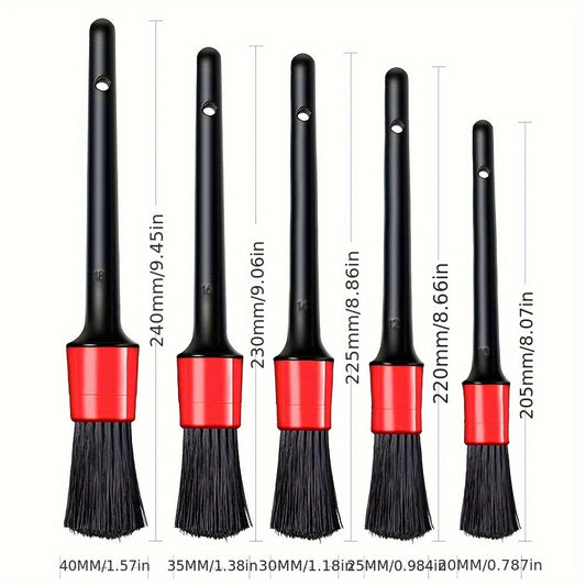 Detailing Brush Set Car Cleaning Brushes Dashboard Air Outlet Wheel Brush