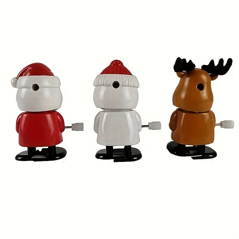 Christmas Wind Up Toys Snowman & Tree Party Favors