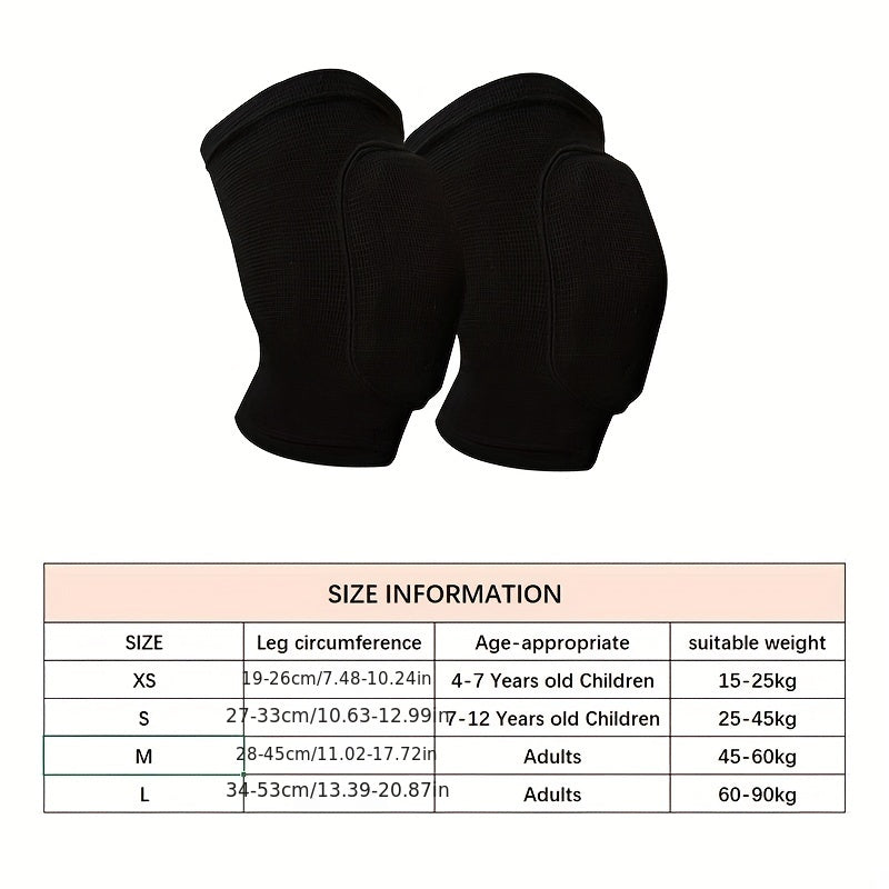 Thick Sponge Knee Pads for Sports Dance Gymnastics Anti-collision Protection