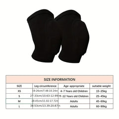 Thick Sponge Knee Pads for Sports Dance Gymnastics Anti-collision Protection