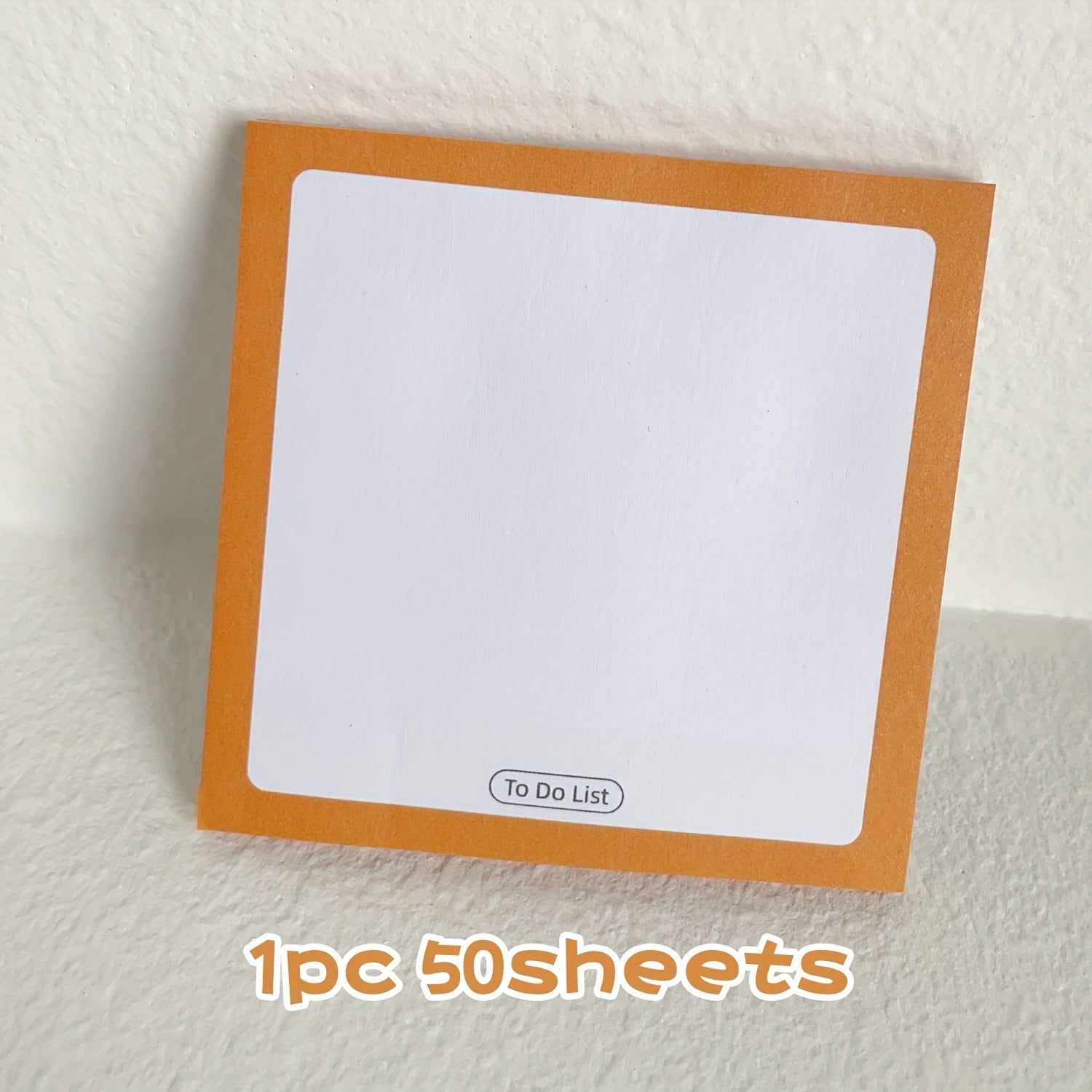 50 Sheets Rainbow Grid Sticky Notes - Tearable Sticky Note Paper