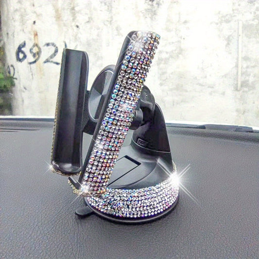 Diamond Studded Phone Holder Car Dashboard Ornament Car Accessories