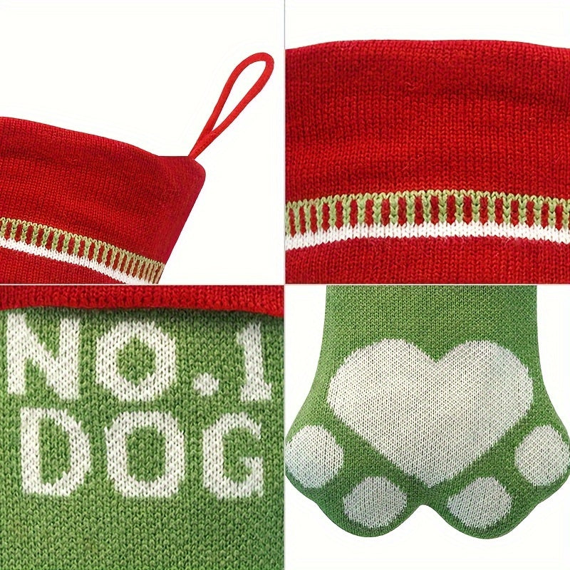 Cat Christmas Stocking Fireplace Hanging Stockings
