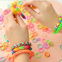 Rainbow Rubber Band Set - DIY Hair Accessories Jewelry Making