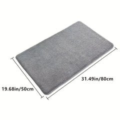 Soft Non Slip Absorbent Quick Drying Bath Rug - Durable Wear-resistant Mat