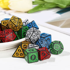 35pcs 5 Sided Dice Set Board Games Solitaire Precision Style